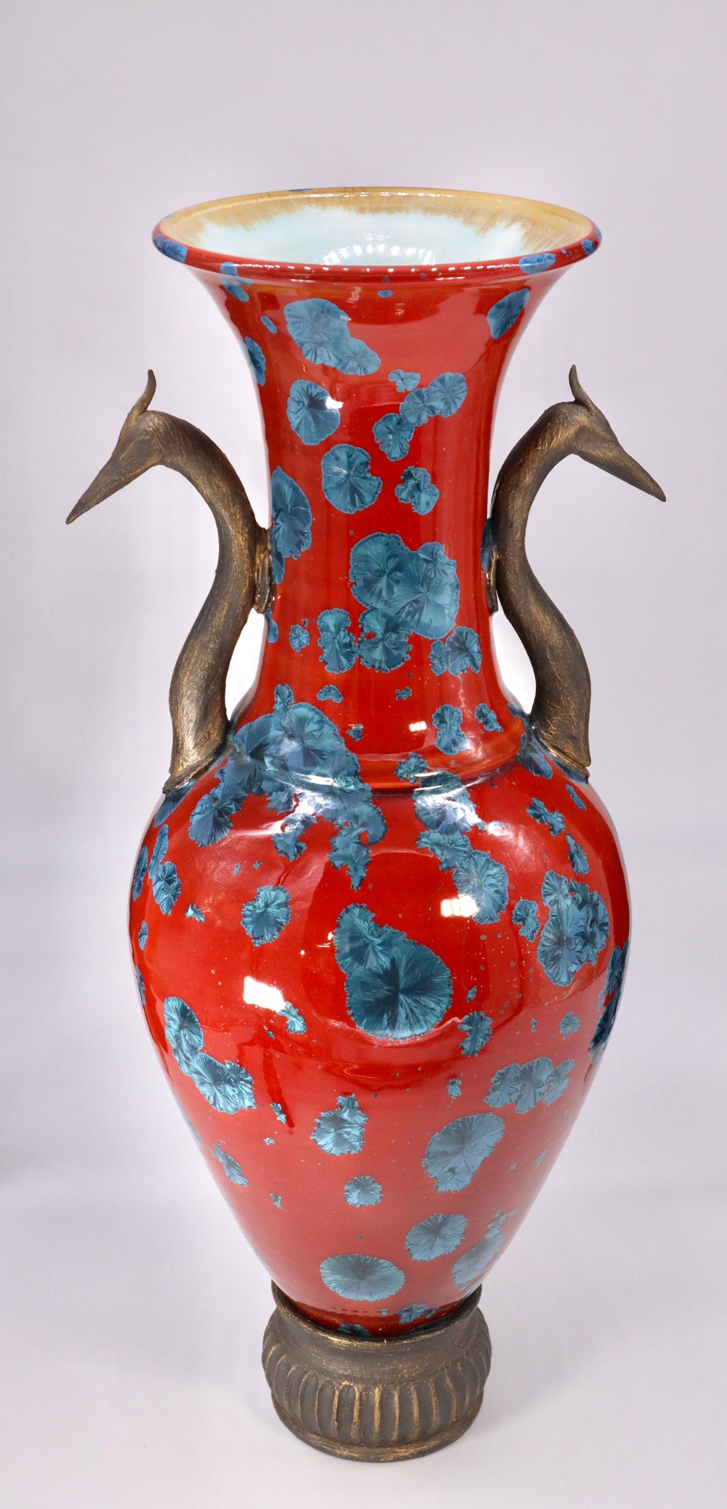 Heron Handle Series Vase